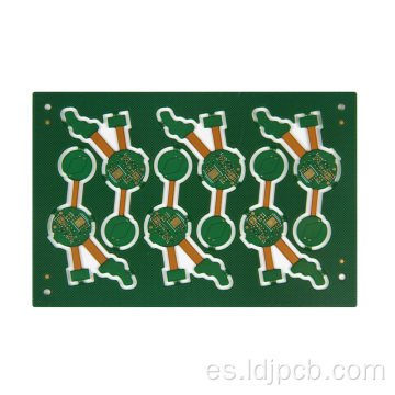 Placa de circuito HASL PCB Rigid Flex HASL PCB Doble